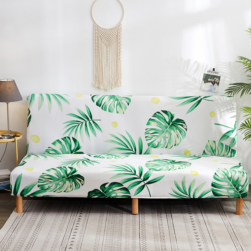 Bộ Vỏ Bọc Sofa Giường MARYTEXCO Họa Tiết Hoa Lá Mềm Mát Mịn Thích Hợp Cho Mùa Hè cho sofa bed/ sopha giường KHÔNG TAY VỊN vải nỉ/ da giúp biến đổi diện mạo sofa cũ - Tặng kèm 1 vỏ gối freesize