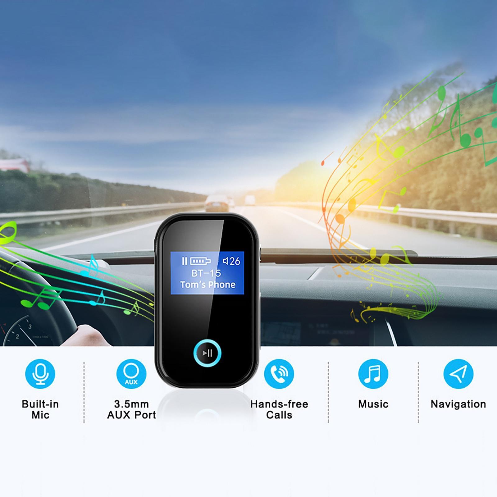 Portable Car Bluetooth Transmitter &amp; Receiver TV PC Phone Speakers Car Kit