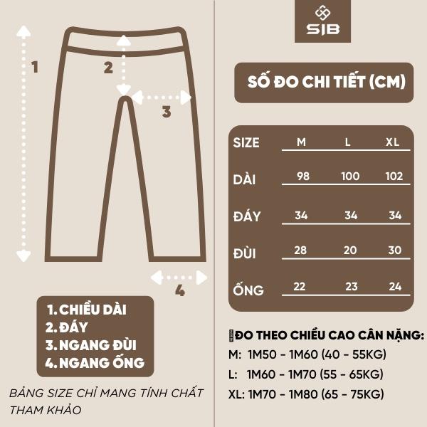 Quần caro ống rộng nữ SIB Clothing quần kẻ sọc ống suông nhiều màu SIB036