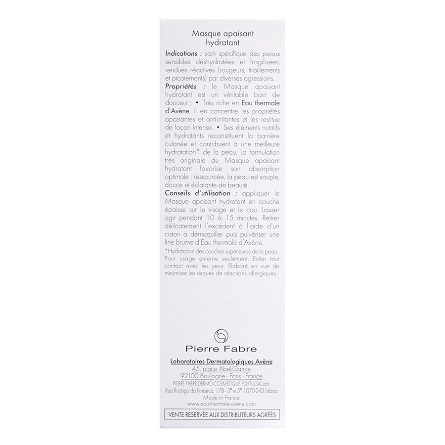 Mặt Nạ Giữ Ẩm Làm Dịu Da Avène Soothing Moisture Mask