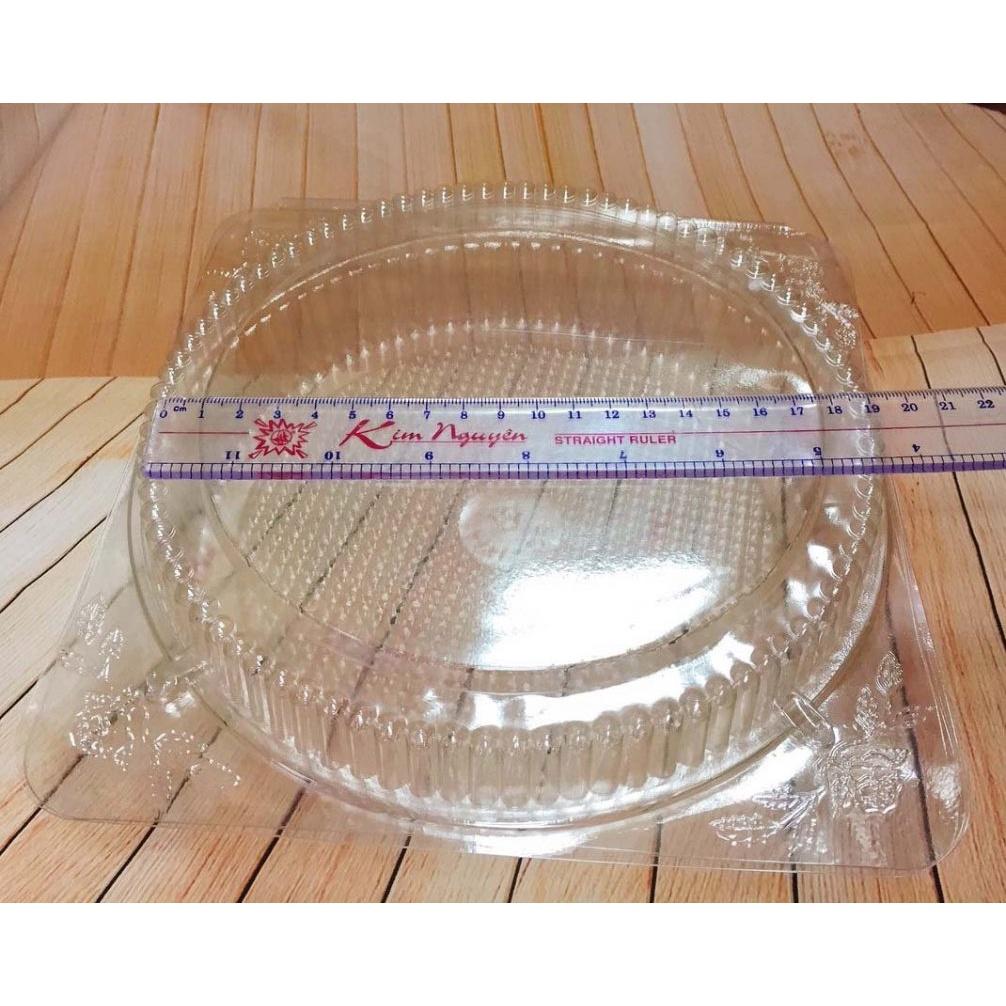 Hộp H28 size 20cm - Sét 50 cái đựng bánh bông lan trứng muối, gato