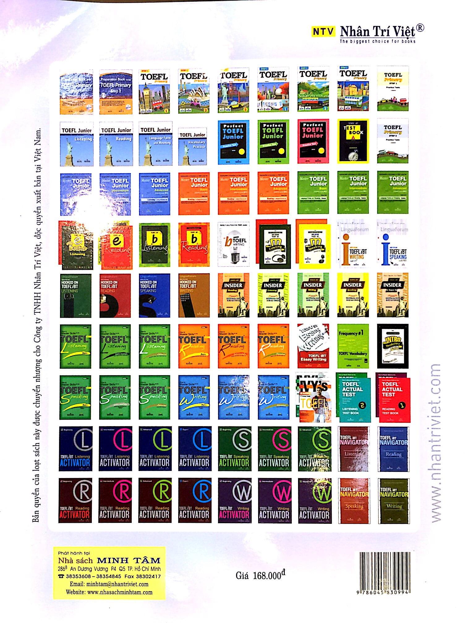 Sách TOEFL Junior Reading (Không CD)