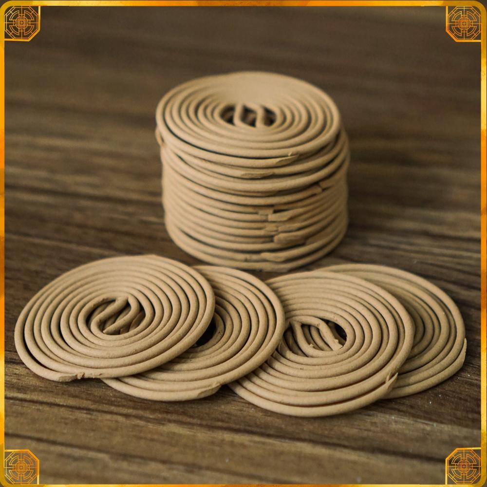 Nhang Trầm Hương Khoanh Cháy 4 Giờ Organic An Chi Mùi Thơm Tự Nhiên Không Hóa Chất Ít Khói