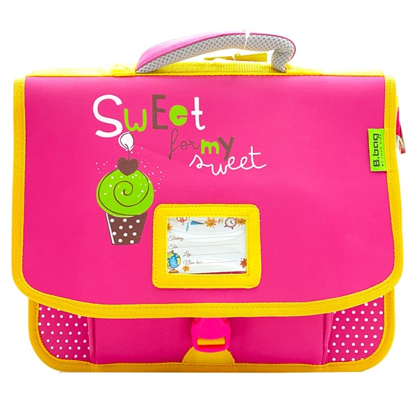 Cặp Học Sinh B.Bag Sweet C-12-028 - Màu Hồng Đậm