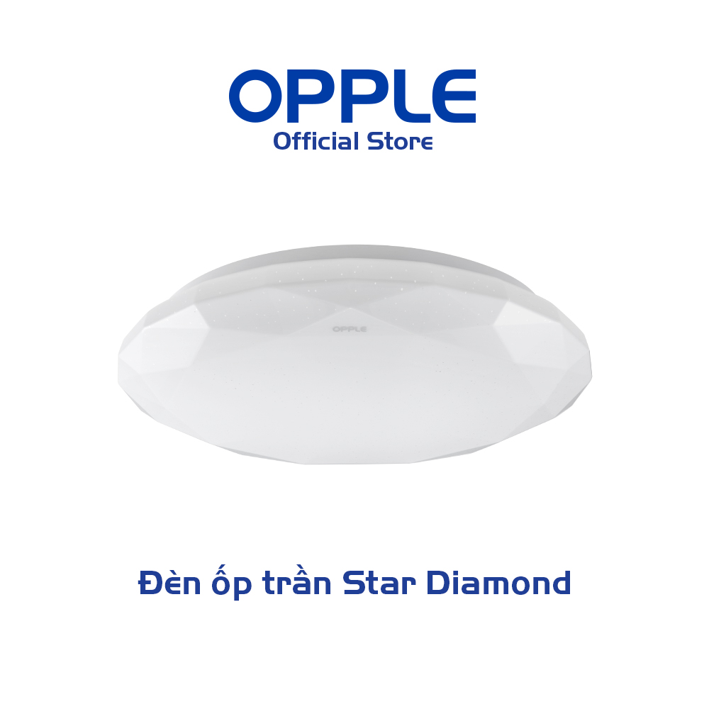 Bộ Đèn Ốp Trần LED OPPLE HC420 22W Star Diamond Dimmable - Hiệu Ứng Ánh Sáng Kim Cương, Điều Chỉnh Ánh Sáng Tùy Ý