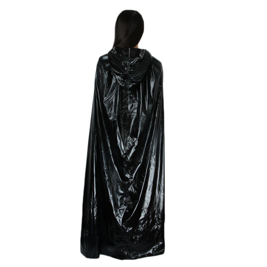 Unisex Kids Full Length Hooded Robe Cloak Cape for Halloween Cosplay Costume
