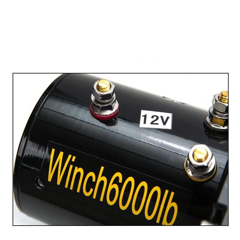 Tời Ắc Quy, Cứu Hộ Ô Tô 6000lbs Nguồn 12V-24V