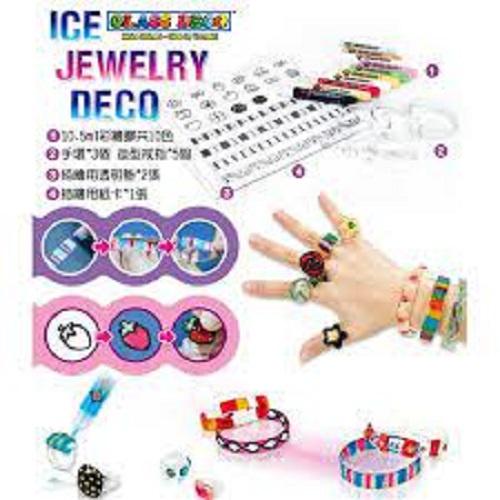 Bộ bút vẽ trang sức Nhẫn và Vòng tay nhập khẩu Hàn Quốc AMOS Glass Deco Ice Jewelry Kit GD10P10IJ