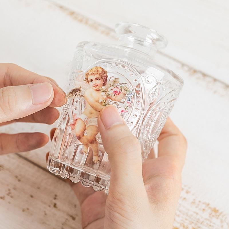 S13 - Set 20 miếng sticker PET đa dạng chủ đề RosyPosy trang trí sổ bullet journal, junk journal