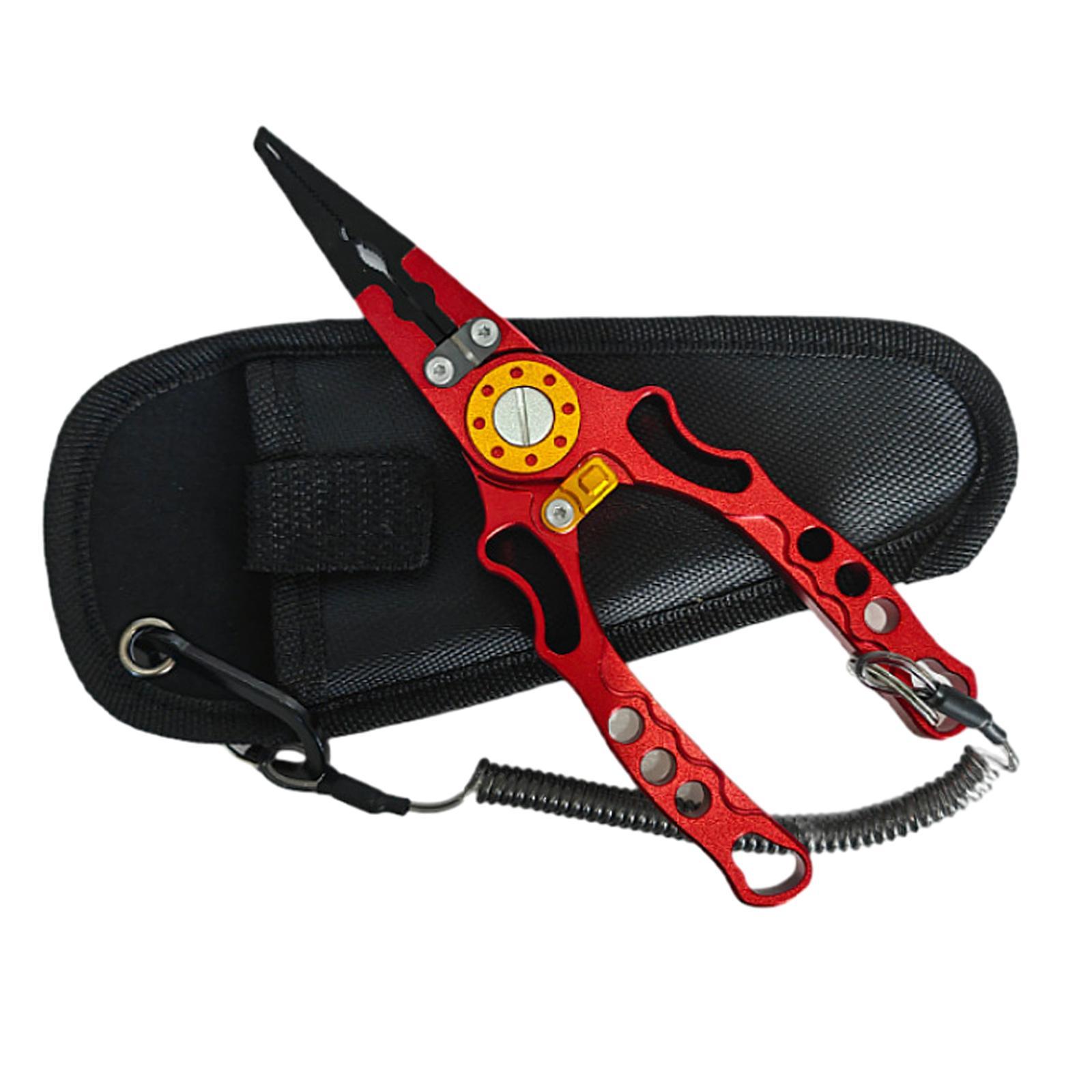 Fishing Pliers Gift Aluminum Alloy Hook Grabber for Freshwater Men Saltwater