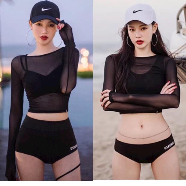 Bikini đồ bơi dài tay lưới sẵn (KÈM HÌNH THẬT)