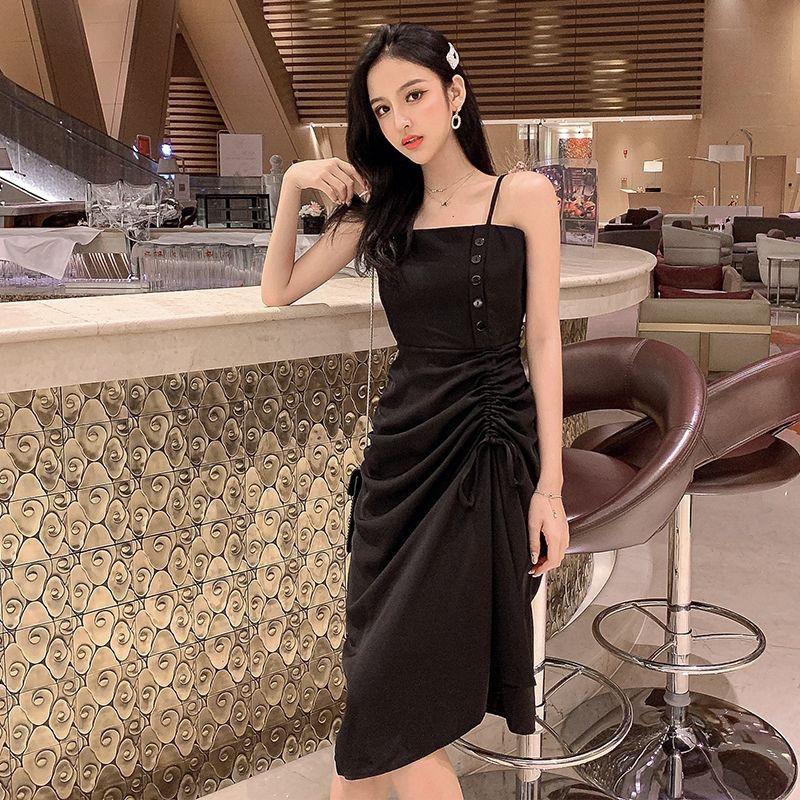 Đầm 2 dây kết hợp dây rút nhún siêu xinh