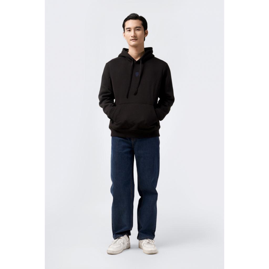 Quần Jean Nam Trơn màu xanh Đậm Form Straight - 10F22DPA011 | LASTORE MENSWEAR