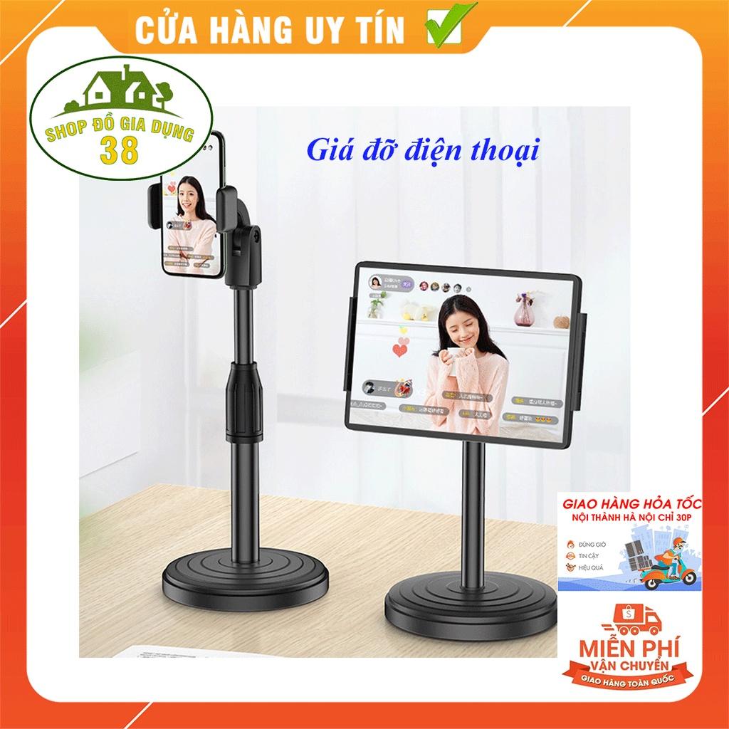 Giá Đỡ Điện Thoại Để Bàn Học Online - Livestream - Xem Video - Kẹp Điện Thoại Xoay 360 Độ