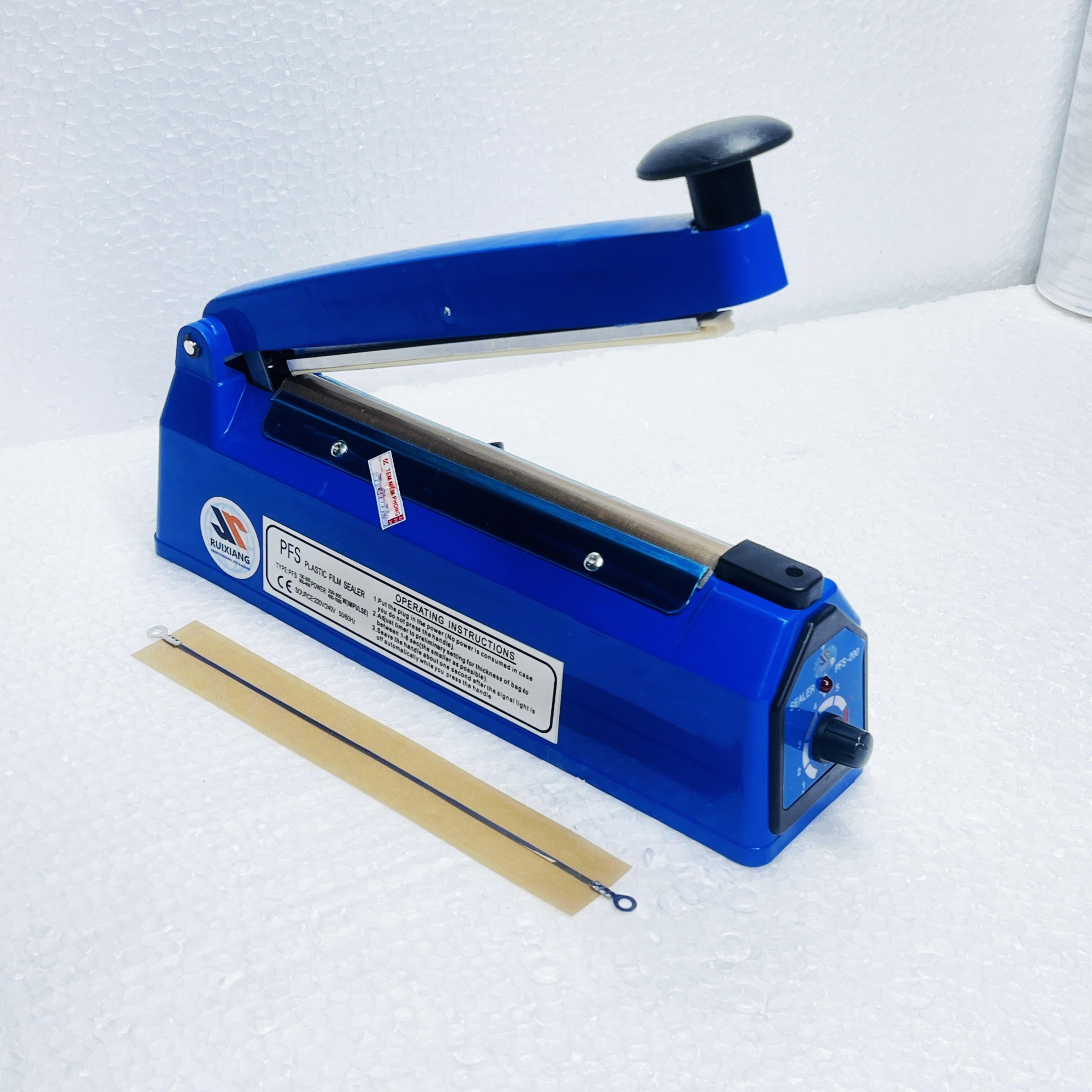 Máy Hàn Túi Nilon Dập Tay Ruixiang FPS-250 – 25cm, Biến Áp Cơ Bền Bỉ - hàng nhập khẩu