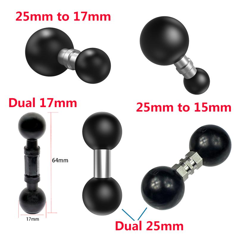 Cánh tay gắn trên ổ cắm bóng kép 25 mm đến 15mm 17mm 25 mm