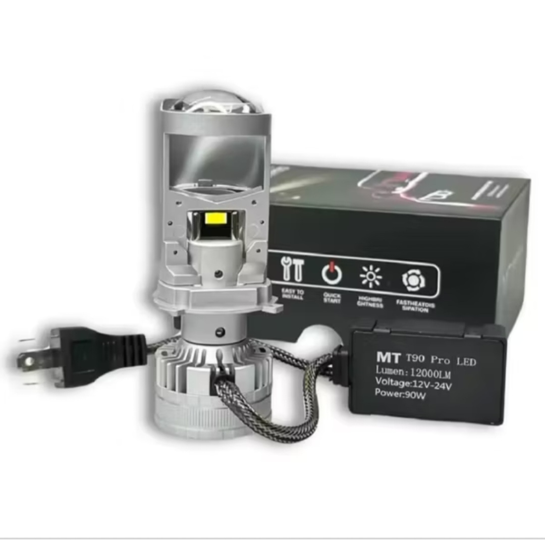ĐÈN PHA LED MT90PORO CÔNG XUẤT 90W SIÊU SÁNG LẮP XE MÁY ÔTÔ MẪU MỚI RA