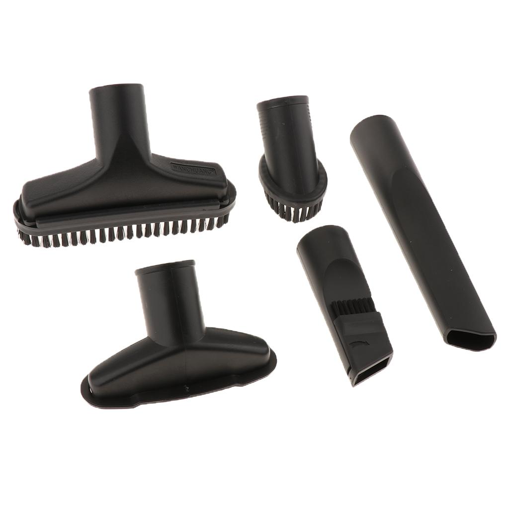 5pcs Vacuum 1-1/4" Cleaning Kit - Crevice, Upholstery Brush, Dust Brush Tool