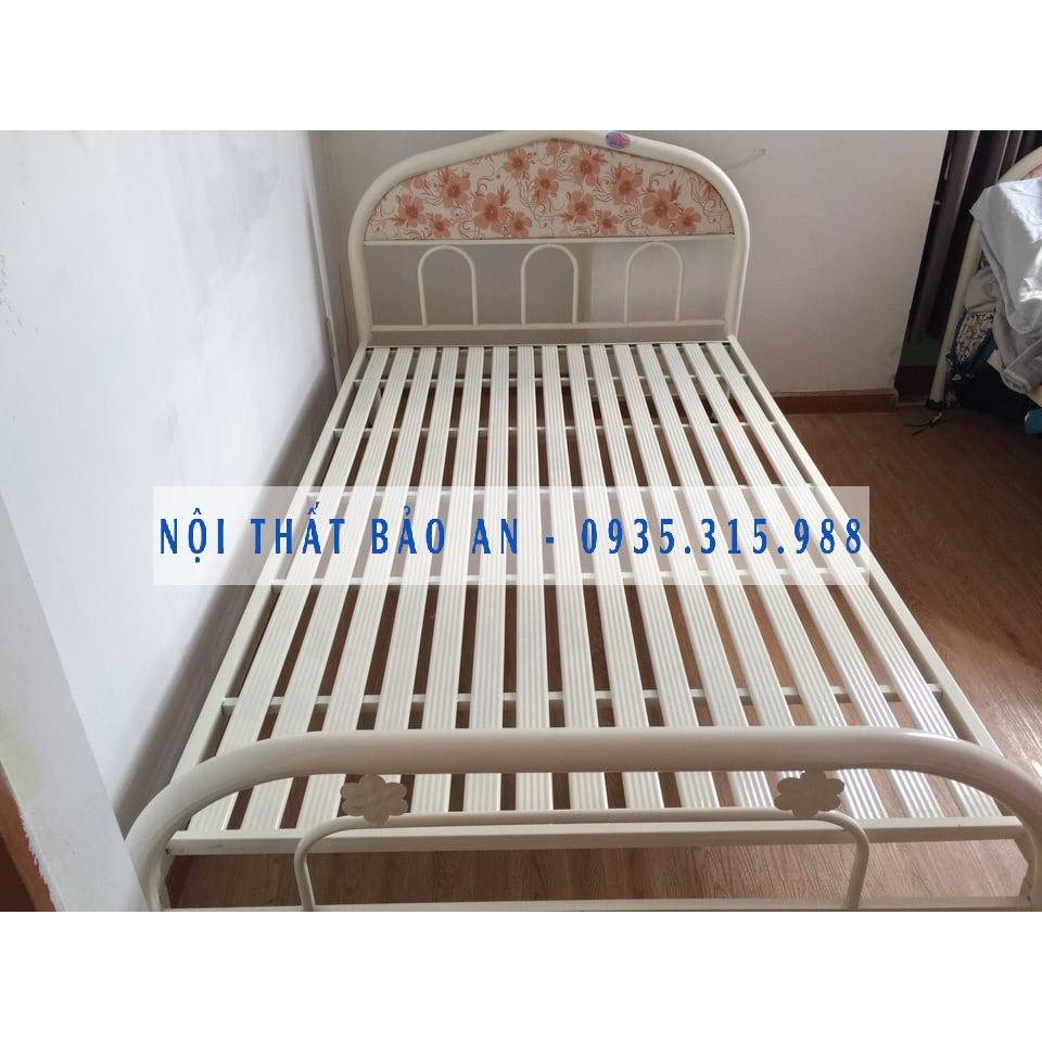 Giường sắt đơn ngang 1mx2m  Bảo An