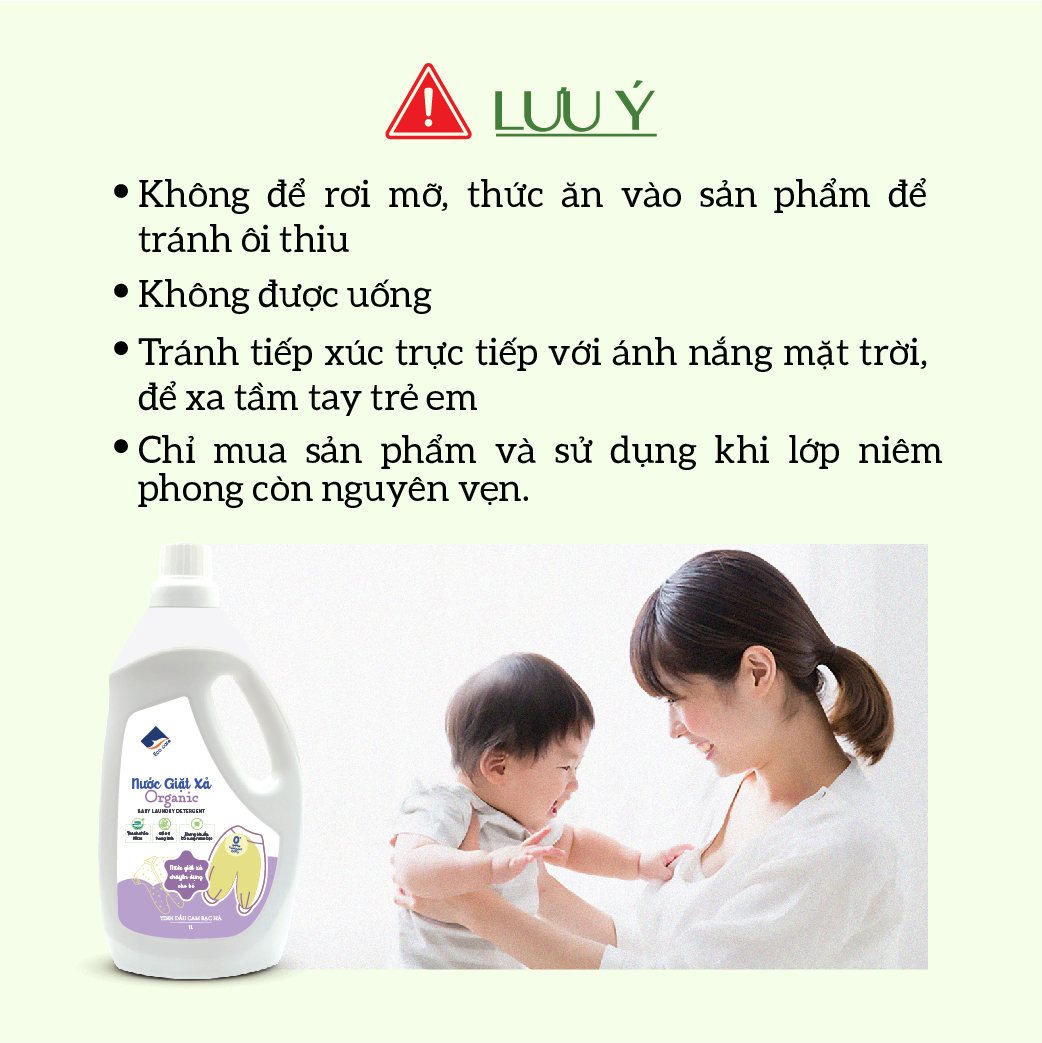 Nước Giặt Xả Hữu Cơ Em Bé ECOCARE 100ml-1L Chính Hãng, PH Trung Tính,Thơm Dịu Nhẹ Không Gây Kích Ứng