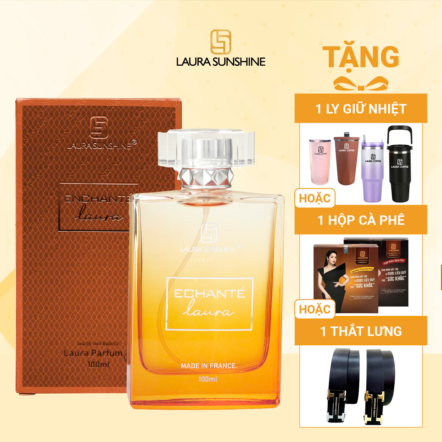 Nước hoa Laura Sunshine No.10 Enchanté Laura 100ml