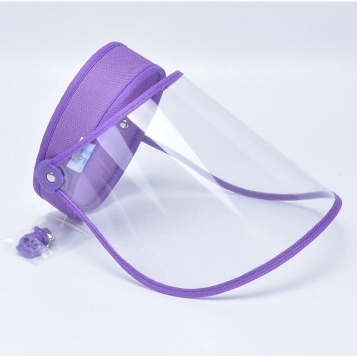 Full Face Shield Visor Anti-ultrav Mask Anti-droplet Dust-proof Mask Protection Cover Transparent Shield Kitchen Tools Beach Cap