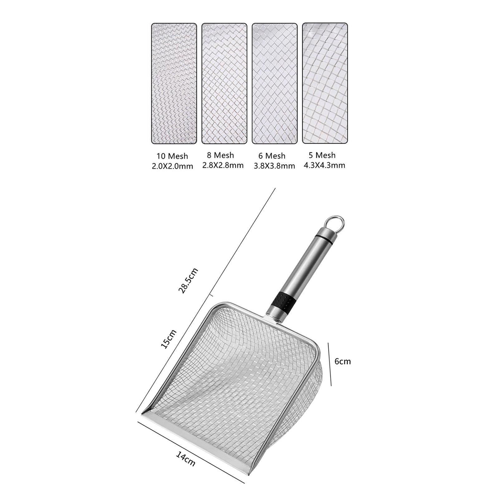 Cat Litter Scooper Pet Sifter Scooper Cleaning Tools Sand  with Handle Sand Sifter Litter Scooper for Fast Sifting Hamster Aquarium Kitten