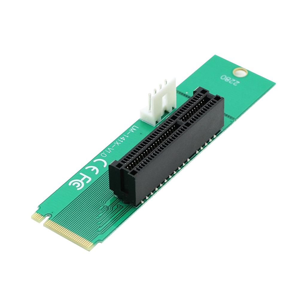 NGFF M.2 M Key to PCI-E 4X Riser Card M.2 2260 2280 SSD Port to PCIE Mining Converter M.2 to PCIE Adapter