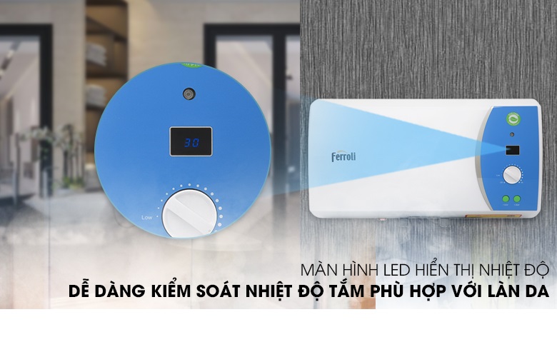 Hình ảnh Máy Nước Nóng Ferroli VERDI 30L AE (2500W)