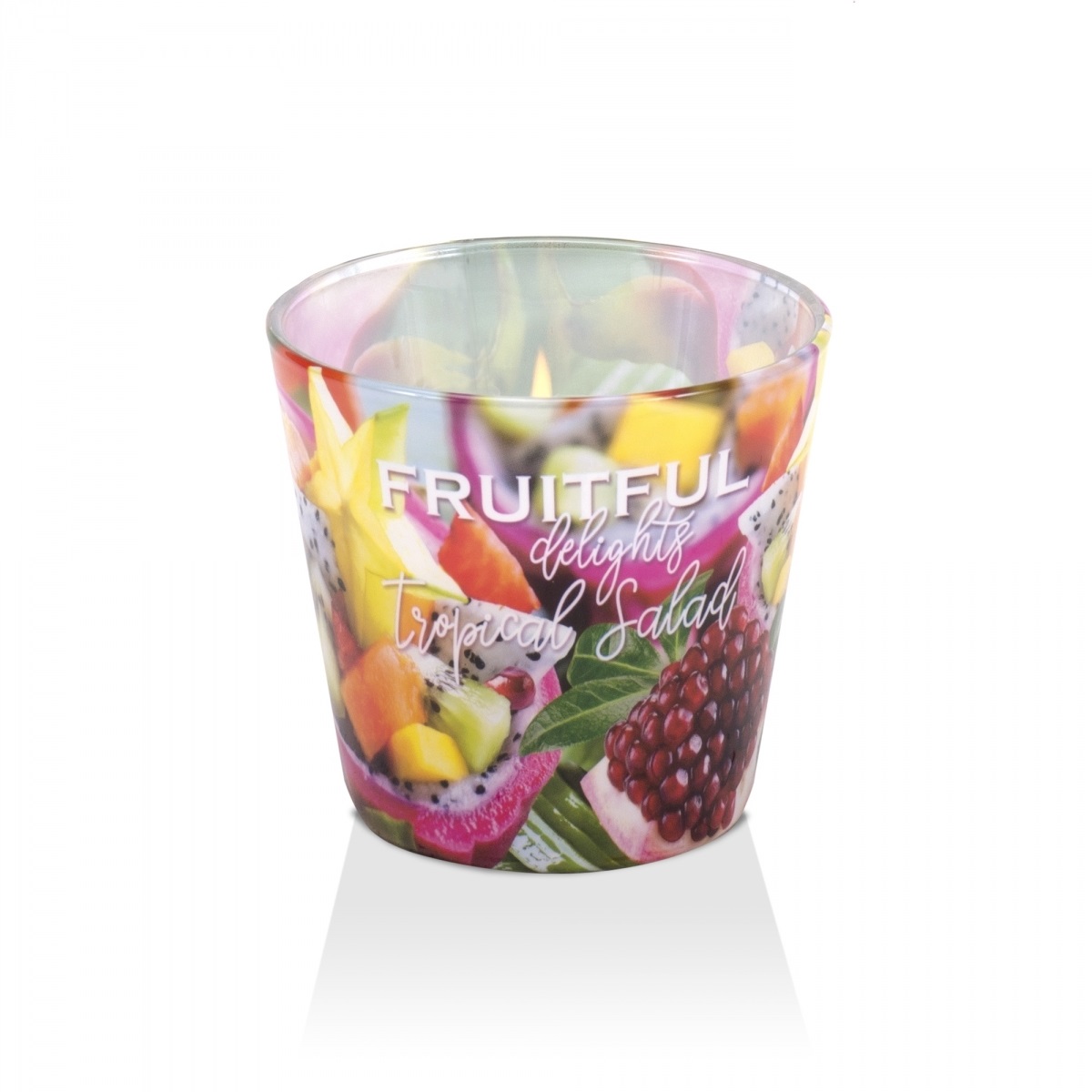 Ly nến thơm Bartek Candles BAT5208 Fruitful 115g (Hương hoa quả)