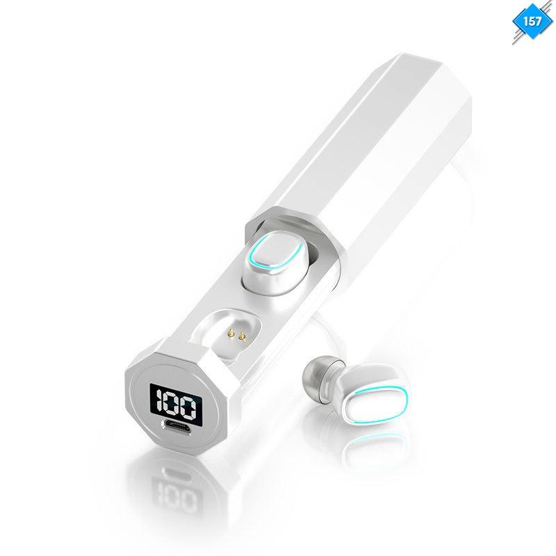 Tai Nghe Không Dây Bluetooth Nhét Tai Có Hộp Đựng Và Màn Hình Led Hiển Thị Dung Lượng Pin Nhiều Màu Sắc 157