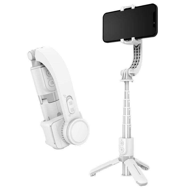 Gậy selfie chống rung một trục tốt nhất cho điện thoại di động Giá ba chân gimbal video phát sóng trực tiếp Bluetooth chống rung tất cả trong một
