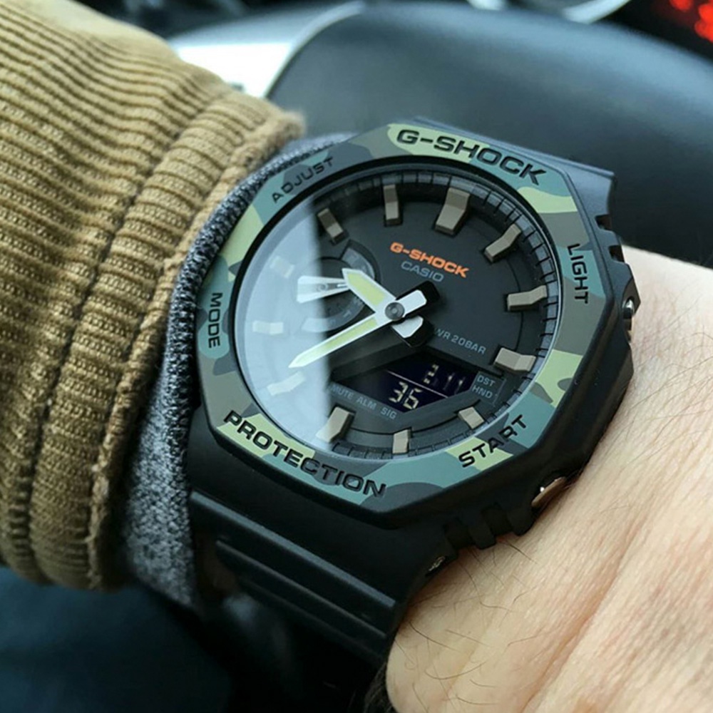 Đồng hồ nam G-Shock Casio Anh Khuê bảo hành 5 năm GA-2100 GA-2100SU-1ADR