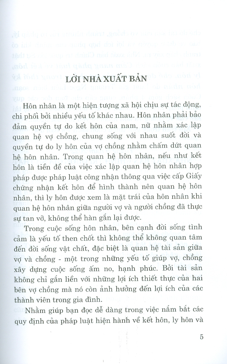 Cẩm Nang Pháp Luật Về Kết Hôn, Ly Hôn, Chế Độ Tài Sản Của Vợ Chồng Trong Thời Kỳ Hôn Nhân