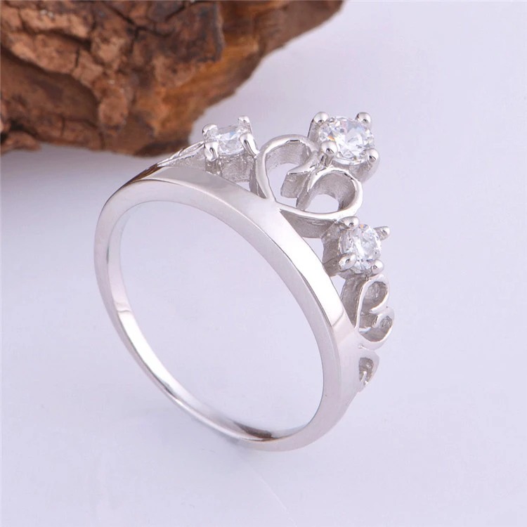 Nhẫn Đôi Bạc Nhẫn Cặp Bạc - Nữ Hoàng Trong Tim Anh BẠC HIỂU MINH NC652