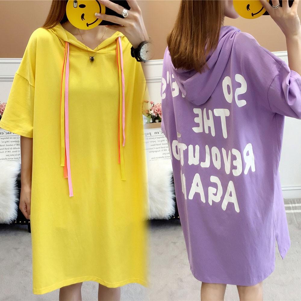 Áo Thun Tay Dài Kèm Nón Xinh Xắn Dành Cho Nữ