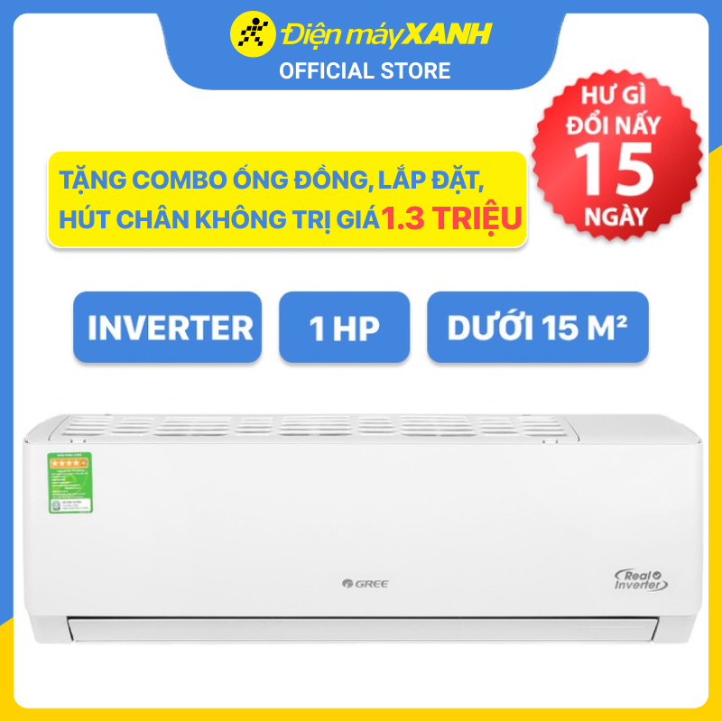 Máy lạnh Gree Inverter 1 HP GWC09PB-K3D0P4 - Hàng Chính Hãng(Giao Toàn Quốc)