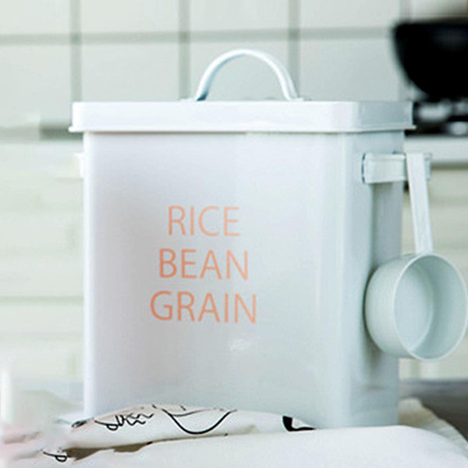 Food Storage Bucket Multifunction Laundry Powder Container for Cat Food Dog Food Canister
