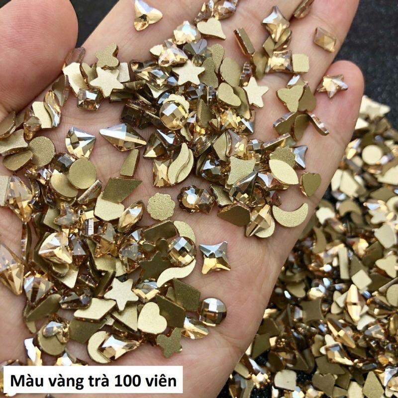 Sét đá khối trang trí móng 100 viên