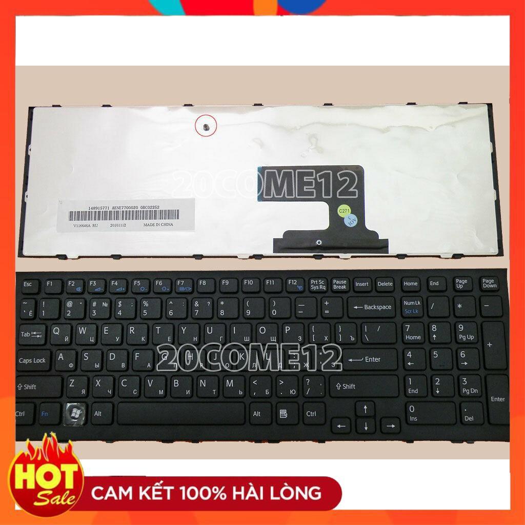 BÀN PHÍM LAPTOP SONY VAIO VPC-EE VPCEE21FX VPCEE22FX VPCEE23FD VPCEE23FX màu đen -trắng