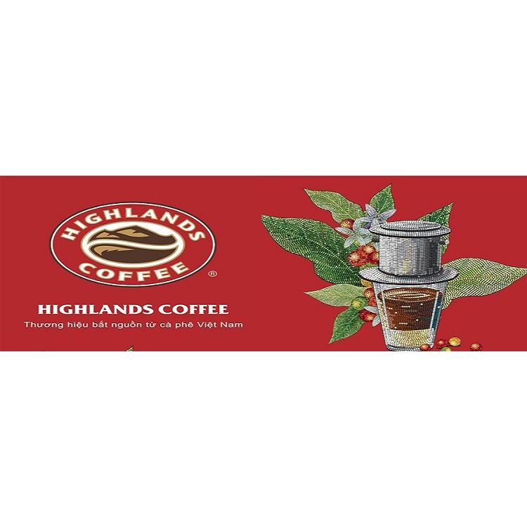 Thùng 12 gói Cà phê rang xay Sành điệu Highlands Coffee 200g