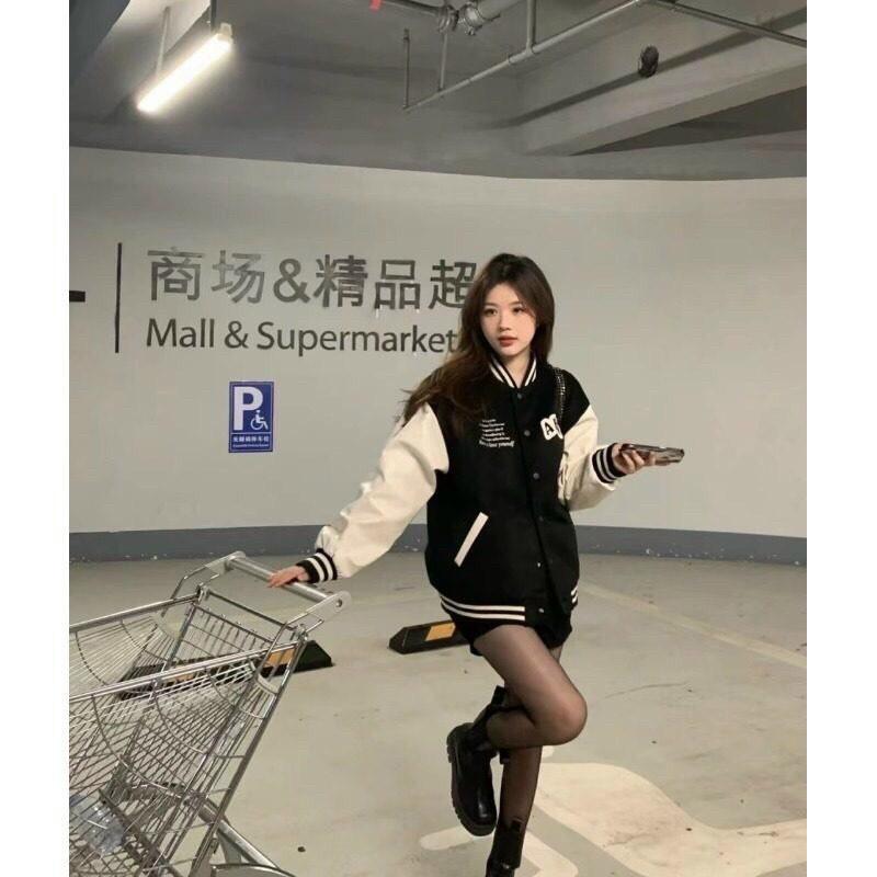 ÁO KHOÁC DÙ BOMBER NỮ 2 LỚP THỜI TRANG SIÊU HOT + PHONG CÁCH HÀN QUỐC XỊN XÒ CHO CÁC BẠN TRẺ