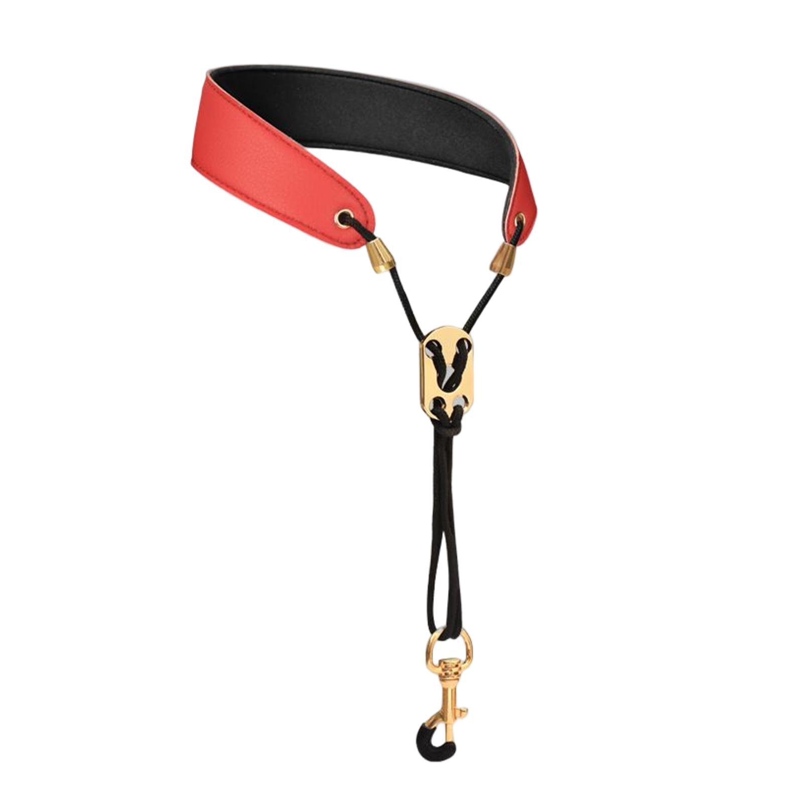 Saxophone Neck Strap Alto Sax Bass Clarinet Tenor White