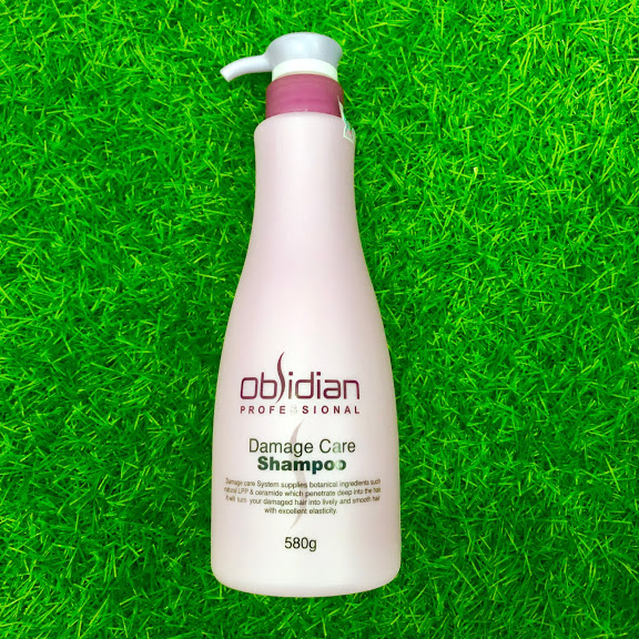 Dầu gội Obsidian Demage Care Shampoo siêu mềm mượt tái tạo tóc hư tổn Hàn Quốc 580ml