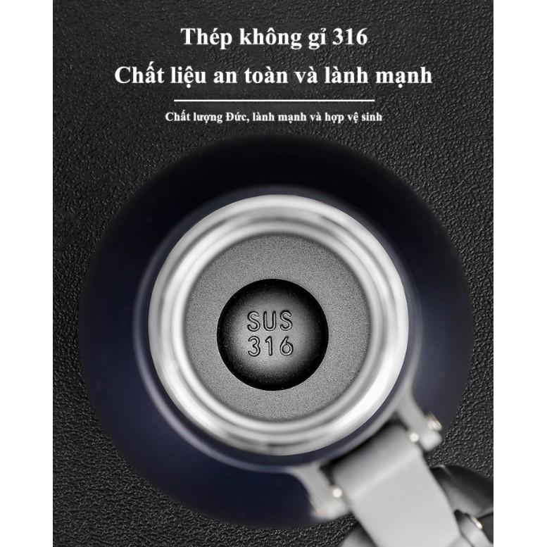 Bình giữ nhiệt uống trực tiếp thép không gỉ 316 cấp y tế