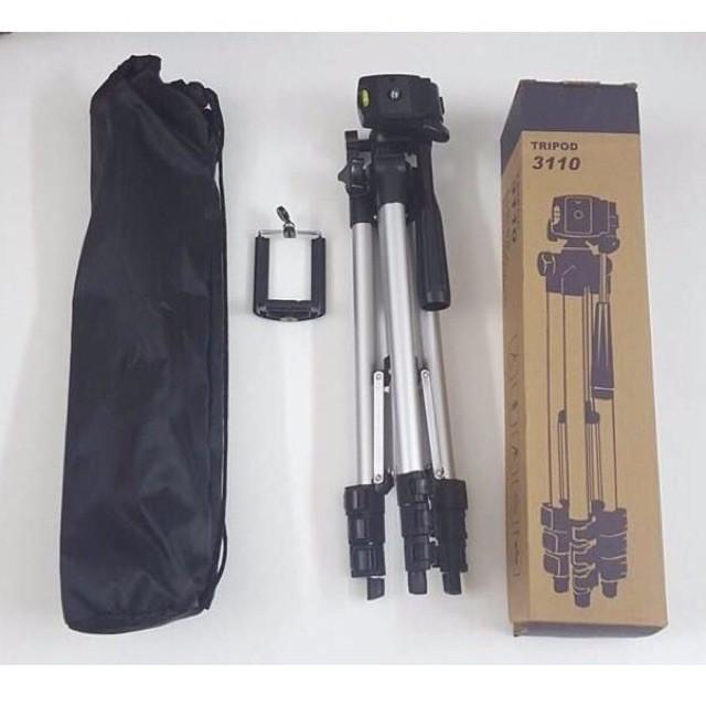 COMBO Gậy Tripod 3 Chân + KEP MAY ANH (Gậy tự sướng-(P18)