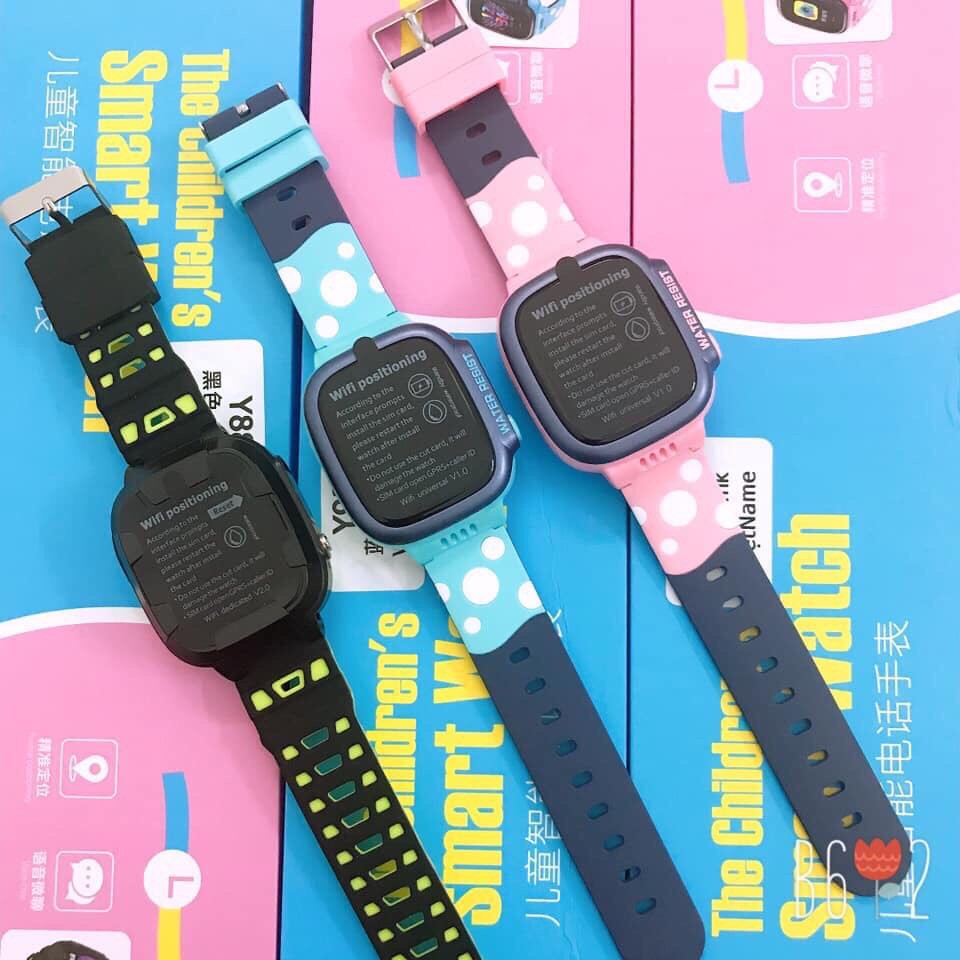 Đồng Hồ Thông Minh Đeo Tay Trẻ Em Smart Watch Y92 - Lắp Được Sim Nghe Gọi 2 Chiều, Nhận Thông Báo, Định Vị Cài Đặt vùng An Toàn Cho Bé, Theo Dõi Sức Khỏe, Chất Liệu An Toàn, Chống Nước