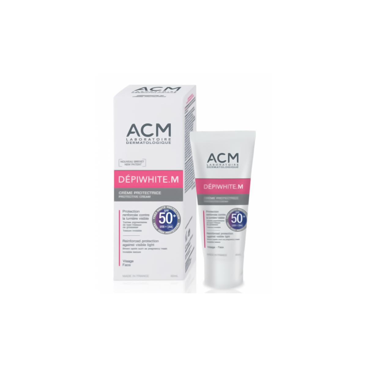 Kem Chống Nắng Giảm Nám &amp; Sạm Da ACM Depiwhite M Protective Cream SPF50+ 40ml