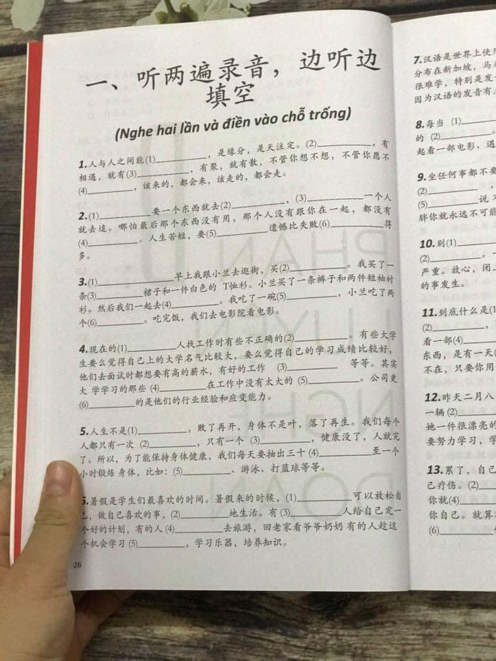 Combo 4 sách: Giáo trình phân tích chuyên sâu Ngữ Pháp theo Giáo trình Hán ngữ 6 cuốn + Bài tập tập 1 (Hán 1-2-3-4) + Bài tập tập 2 (Hán 5-6) và  Hack nhanh kỹ năng nghe tiếng Trung  từ sơ cấp đến nâng cao+ DVD tài liệu