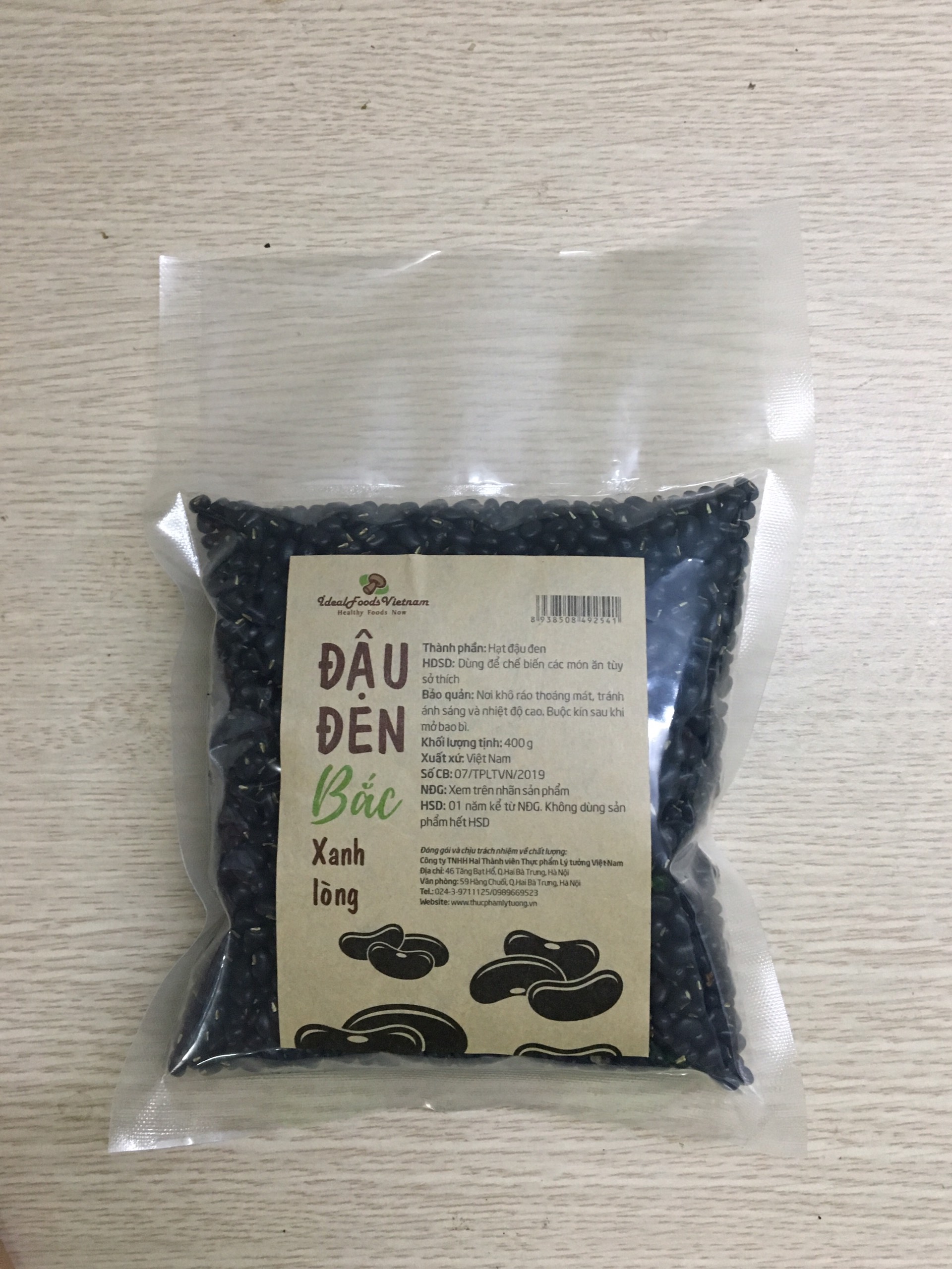 Hạt Đậu Đen Đỗ Đen Bắc Xanh Lòng Lý Tưởng 400g